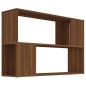 vidaXL Bücherregal Braun Eichen-Optik 100x24x63 cm Holzwerkstoff vidaXL Bücherregal Braun Eichen-Optik 100x24x63 cm Holzwerkstoff