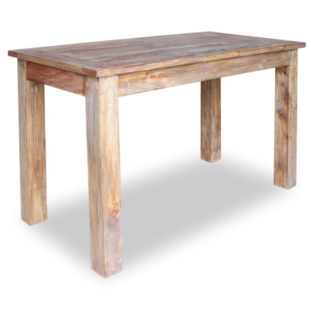 vidaXL Esszimmertisch Recyceltes Massivholz 120 x 60 x 77 cm