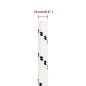 vidaXL Bootsseil Geflochten Weiß 16 mmx25 m Polyester vidaXL Bootsseil Geflochten Weiß 16 mmx25 m Polyester