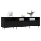 vidaXL TV-Schrank Schwarz 150x30x44,5 cm Holzwerkstoff vidaXL TV-Schrank Schwarz 150x30x44,5 cm Holzwerkstoff