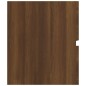 vidaXL Waschbeckenschrank Braun Eiche 90x38,5x45 cm Holzwerkstoff vidaXL Waschbeckenschrank Braun Eiche 90x38,5x45 cm Holzwerkstoff