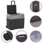 vidaXL Kühlbox mit Rollen und Griff Schwarz & Grau 40 L Polypropylen vidaXL Kühlbox mit Rollen und Griff Schwarz & Grau 40 L Polypropylen