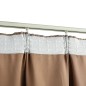 vidaXL Verdunkelungsvorhänge mit Haken 2 Stk. Taupe 140x175 cm vidaXL Verdunkelungsvorhänge mit Haken 2 Stk. Taupe 140x175 cm