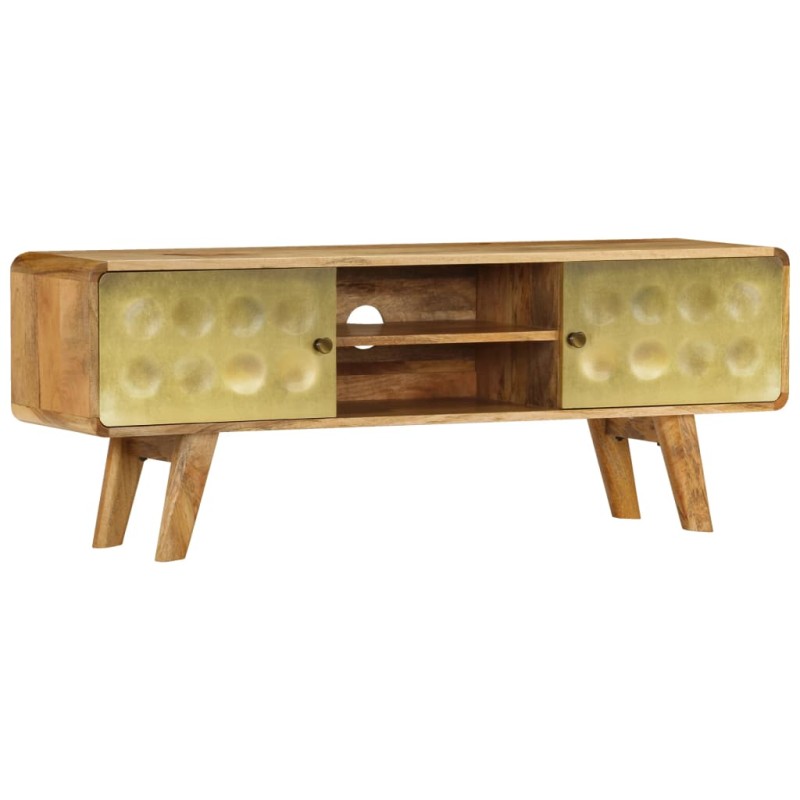 vidaXL TV-Schrank Mangoholz Massiv 120 x 30 x 45 cm vidaXL TV-Schrank Mangoholz Massiv 120 x 30 x 45 cm