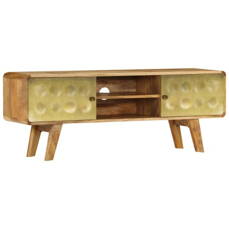 vidaXL TV-Schrank Mangoholz Massiv 120 x 30 x 45 cm