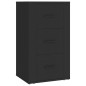 vidaXL Sideboard Schwarz 40x33x70 cm Holzwerkstoff vidaXL Sideboard Schwarz 40x33x70 cm Holzwerkstoff