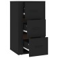 vidaXL Sideboard Schwarz 40x33x70 cm Holzwerkstoff vidaXL Sideboard Schwarz 40x33x70 cm Holzwerkstoff