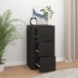 vidaXL Sideboard Schwarz 40x33x70 cm Holzwerkstoff vidaXL Sideboard Schwarz 40x33x70 cm Holzwerkstoff