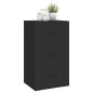 vidaXL Sideboard Schwarz 40x33x70 cm Holzwerkstoff vidaXL Sideboard Schwarz 40x33x70 cm Holzwerkstoff