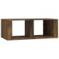 vidaXL Couchtisch Räuchereiche 100x50x36 cm Holzwerkstoff vidaXL Couchtisch Räuchereiche 100x50x36 cm Holzwerkstoff