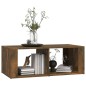 vidaXL Couchtisch Räuchereiche 100x50x36 cm Holzwerkstoff vidaXL Couchtisch Räuchereiche 100x50x36 cm Holzwerkstoff
