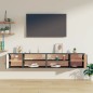 vidaXL Wandschränke 2 Stk. Grau 80x30x30 cm Massivholz Kiefer vidaXL Wandschränke 2 Stk. Grau 80x30x30 cm Massivholz Kiefer
