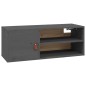 vidaXL Wandschränke 2 Stk. Grau 80x30x30 cm Massivholz Kiefer vidaXL Wandschränke 2 Stk. Grau 80x30x30 cm Massivholz Kiefer