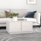 vidaXL Couchtisch Weiß 80x50x40 cm Massivholz Kiefer vidaXL Couchtisch Weiß 80x50x40 cm Massivholz Kiefer