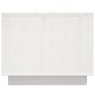 vidaXL Couchtisch Weiß 80x50x40 cm Massivholz Kiefer vidaXL Couchtisch Weiß 80x50x40 cm Massivholz Kiefer