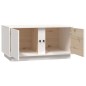 vidaXL Couchtisch Weiß 80x50x40 cm Massivholz Kiefer vidaXL Couchtisch Weiß 80x50x40 cm Massivholz Kiefer