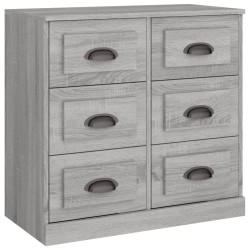 vidaXL Sideboard Grau Sonoma 70x35,5x67,5 cm Holzwerkstoff