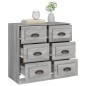 vidaXL Sideboard Grau Sonoma 70x35,5x67,5 cm Holzwerkstoff vidaXL Sideboard Grau Sonoma 70x35,5x67,5 cm Holzwerkstoff