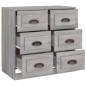 vidaXL Sideboard Grau Sonoma 70x35,5x67,5 cm Holzwerkstoff vidaXL Sideboard Grau Sonoma 70x35,5x67,5 cm Holzwerkstoff