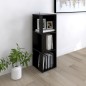 vidaXL Eckregal Schwarz 33x33x100 cm Holzwerkstoff vidaXL Eckregal Schwarz 33x33x100 cm Holzwerkstoff