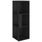 vidaXL Eckregal Schwarz 33x33x100 cm Holzwerkstoff vidaXL Eckregal Schwarz 33x33x100 cm Holzwerkstoff