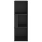 vidaXL Eckregal Schwarz 33x33x100 cm Holzwerkstoff vidaXL Eckregal Schwarz 33x33x100 cm Holzwerkstoff