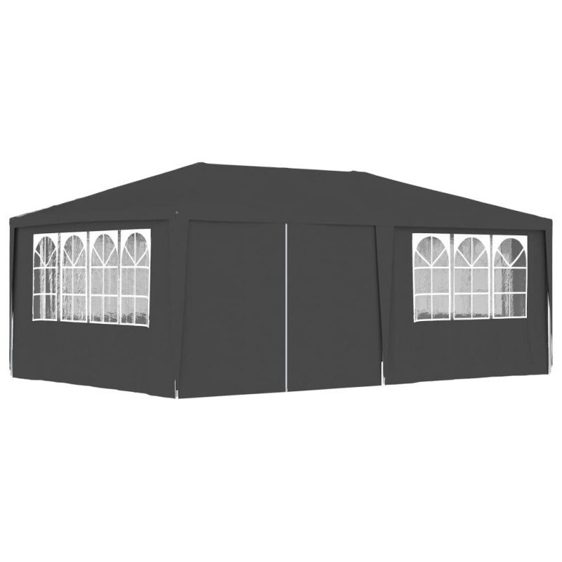 vidaXL Profi-Partyzelt mit Seitenwänden 4×6 m Anthrazit 90 g/m² vidaXL Profi-Partyzelt mit Seitenwänden 4×6 m Anthrazit 90 g/m²