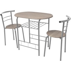 vidaXL Frühstückstisch Bar-Set MDF