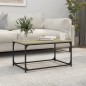 vidaXL Couchtisch Sonoma-Eiche 80x50x40 cm Holzwerkstoff und Eisen vidaXL Couchtisch Sonoma-Eiche 80x50x40 cm Holzwerkstoff und Eisen