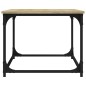 vidaXL Couchtisch Sonoma-Eiche 80x50x40 cm Holzwerkstoff und Eisen vidaXL Couchtisch Sonoma-Eiche 80x50x40 cm Holzwerkstoff und Eisen