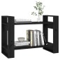 vidaXL Bücherregal/Raumteiler Schwarz 80x35x56,5 cm Massivholz Kiefer vidaXL Bücherregal/Raumteiler Schwarz 80x35x56,5 cm Massivholz Kiefer