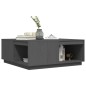 vidaXL Couchtisch Grau 100x101x40,5 cm Massivholz Kiefer vidaXL Couchtisch Grau 100x101x40,5 cm Massivholz Kiefer