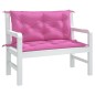 vidaXL Gartenbank-Auflagen 2 Stk. Rosa 100x50x7 cm Stoff vidaXL Gartenbank-Auflagen 2 Stk. Rosa 100x50x7 cm Stoff