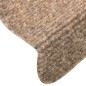vidaXL Treppenmatten Selbstklebend 15 Stk. Creme 56x17x3cm Nadelvlies vidaXL Treppenmatten Selbstklebend 15 Stk. Creme 56x17x3cm Nadelvlies