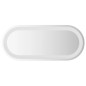 vidaXL LED-Badspiegel 70x30 cm Oval