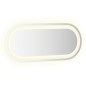 vidaXL LED-Badspiegel 70x30 cm Oval