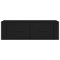 vidaXL TV-Wandschrank Schwarz 80x36x25 cm Holzwerkstoff vidaXL TV-Wandschrank Schwarz 80x36x25 cm Holzwerkstoff