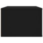 vidaXL TV-Wandschrank Schwarz 80x36x25 cm Holzwerkstoff vidaXL TV-Wandschrank Schwarz 80x36x25 cm Holzwerkstoff