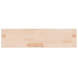 vidaXL Regalboden 80x20x2,5 cm Unbehandeltes Massivholz Eiche