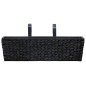 vidaXL Blumenkasten 2 Stk. Wasserhyazinthe Schwarz vidaXL Blumenkasten 2 Stk. Wasserhyazinthe Schwarz