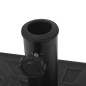 vidaXL Sonnenschirmständer Harz Quadratisch Schwarz 19 kg vidaXL Sonnenschirmständer Harz Quadratisch Schwarz 19 kg