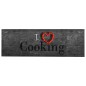 vidaXL Küchenteppich Waschbar Cooking 60x300 cm vidaXL Küchenteppich Waschbar Cooking 60x300 cm