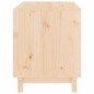 vidaXL Hundehütte 70x50x62 cm Massivholz Kiefer vidaXL Hundehütte 70x50x62 cm Massivholz Kiefer