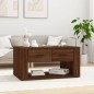 vidaXL Couchtisch Braun Eichen-Optik 80x50x40 cm Holzwerkstoff vidaXL Couchtisch Braun Eichen-Optik 80x50x40 cm Holzwerkstoff