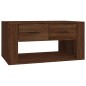 vidaXL Couchtisch Braun Eichen-Optik 80x50x40 cm Holzwerkstoff vidaXL Couchtisch Braun Eichen-Optik 80x50x40 cm Holzwerkstoff