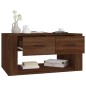 vidaXL Couchtisch Braun Eichen-Optik 80x50x40 cm Holzwerkstoff vidaXL Couchtisch Braun Eichen-Optik 80x50x40 cm Holzwerkstoff