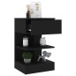 vidaXL Nachttische 2 Stk. Schwarz 40x35x65 cm vidaXL Nachttische 2 Stk. Schwarz 40x35x65 cm