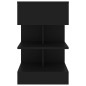 vidaXL Nachttische 2 Stk. Schwarz 40x35x65 cm vidaXL Nachttische 2 Stk. Schwarz 40x35x65 cm
