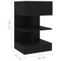 vidaXL Nachttische 2 Stk. Schwarz 40x35x65 cm vidaXL Nachttische 2 Stk. Schwarz 40x35x65 cm