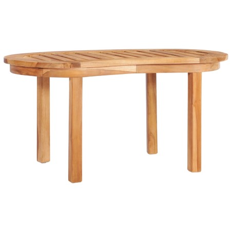 vidaXL Couchtisch 90×50×45 cm Teak Massivholz